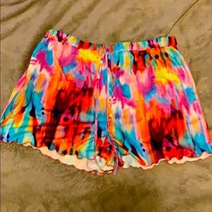 Plus size pajama shorts
